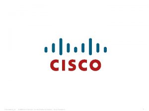 PrsentationsID 2006 Cisco Systems Inc Alle Rechte vorbehalten