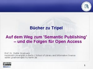 Bcher zu Tripel Auf dem Weg zum Semantic