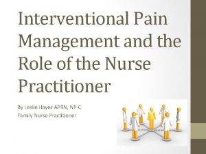 Interventional Pain Management and the Role of the