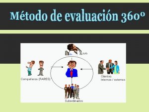 En este sistema de evaluacin del desempeo y