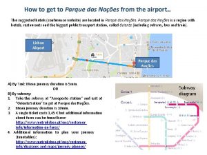 How to get to Parque das Naes from