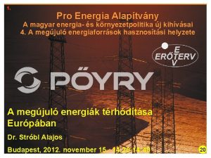 1 Pro Energia Alaptvny A magyar energia s