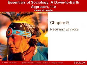 Essentials of Sociology A DowntoEarth Approach 11 e