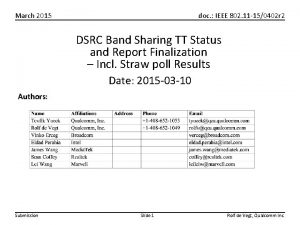 doc IEEE 802 11 150402 r 2 March