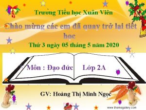 Tr ng Tiu ho c Xun Vin Th