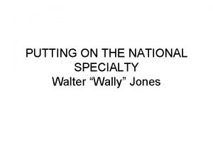 Sir walter wally