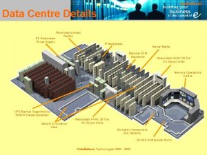 Media Razor Data Centre Details DC Redundant Power