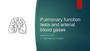 Pulmonary function tests and arterial blood gases AMIN