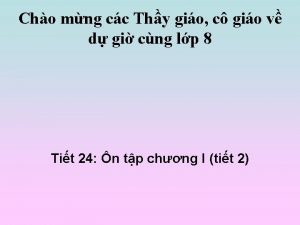 Cho mng cc Thy gio c gio v
