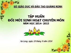 S GIO DC V O TO QUNG NINH