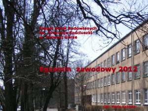 Wyniki egzaminu zawodowego 2012 Zesp Szk Budowlanych im