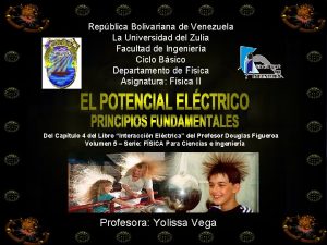 Repblica Bolivariana de Venezuela La Universidad del Zulia