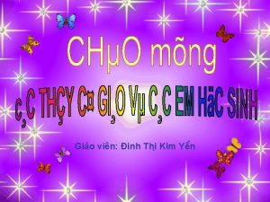 Gio vin inh Thi Kim Y n p