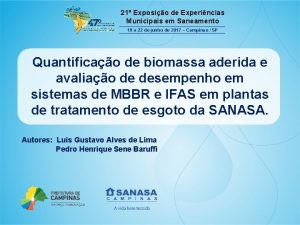 21 Exposio de Experincias Municipais em Saneamento 19