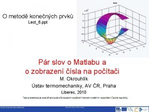 O metod konench prvk Lect6 ppt Pr slov