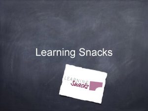 Learning Snacks Learning Snacks webbasiert Anmeldung durch Lehrkraft