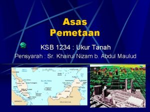 Asas Pemetaan KSB 1234 Ukur Tanah Pensyarah Sr