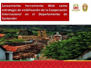 Lanzamiento herramienta Web como estrategia de visibilizacin de