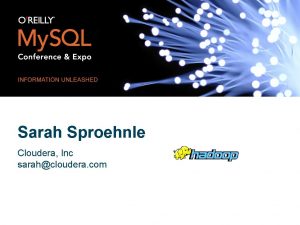 Sarah Sproehnle Cloudera Inc sarahcloudera com Outline Identifying