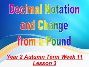 Year 2 Autumn Term Week 11 Lesson 3
