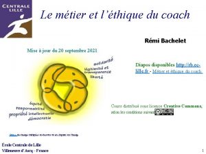 Le mtier et lthique du coach Rmi Bachelet