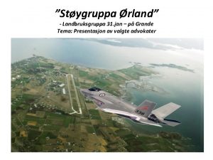 Stygruppa rland Landbruksgruppa 31 jan p Grande Tema