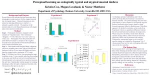 Perceptual learning on ecologically typical and atypical musical