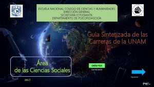 ESCUELA NACIONAL COLEGIO DE CIENCIAS Y HUMANIDADES DIRECCIN