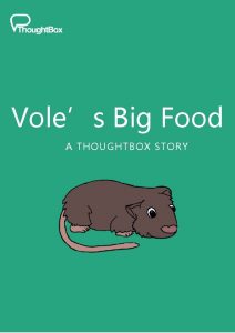 Voles Big Food A THOUGHTBOX STORY It was