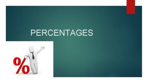 PERCENTAGES Where can we see percentages Vocabulary Clothing