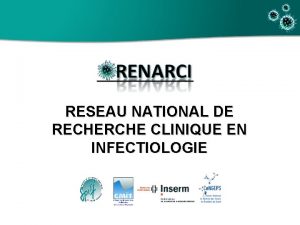 RESEAU NATIONAL DE RECHERCHE CLINIQUE EN INFECTIOLOGIE Contexte