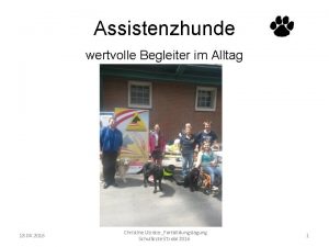 Assistenzhunde wertvolle Begleiter im Alltag 18 04 2016