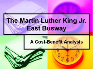 The Martin Luther King Jr East Busway A