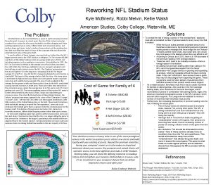 Reworking NFL Stadium Status Kyle Mc Brierty Robbi