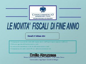 Gioved 27 Febbraio 2014 Compensazioni orizzontali dei crediti