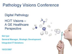 Pathology Visions Conference Digital Pathology HCIT Visions A