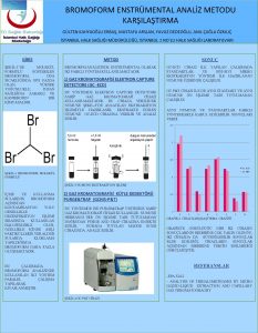 BROMOFORM ENSTRMENTAL ANALZ METODU KARILATIRMA GLTEN KAHYAOLU ERBA
