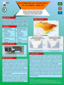 SEGUIDOR SOLAR UTILIZANDO A PLATAFORMA ARDUINO ESCOLA ESTADUAL