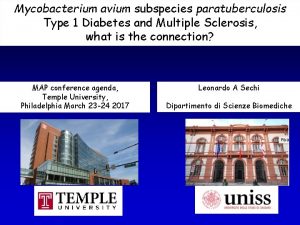 Mycobacterium avium subspecies paratuberculosis Type 1 Diabetes and