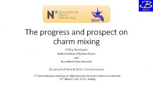 BINP The progress and prospect on charm mixing