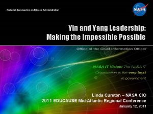 Yin and Yang Leadership Making the Impossible Possible