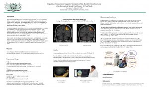 Repetitive Transcranial Magnetic Stimulation May Benefit Motor Recovery