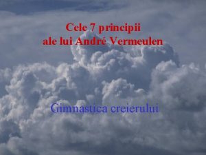 Cele 7 principii ale lui Andr Vermeulen Gimnastica