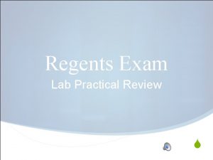 Regents Exam Lab Practical Review S Station 1