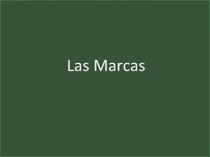 Las Marcas Qu es una marca Marca es