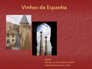 Vinhos da Espanha AMAVI Reunio de 29 de