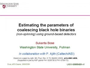 Estimating the parameters of coalescing black hole binaries