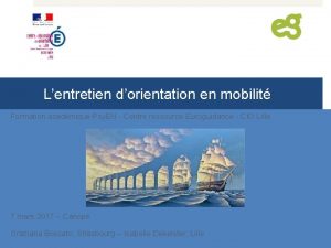 Lentretien dorientation en mobilit Formation acadmique Psy EN