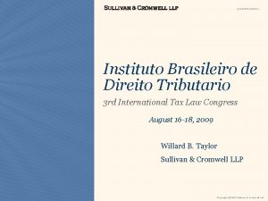 NY 12529 432532 1 Instituto Brasileiro de Direito