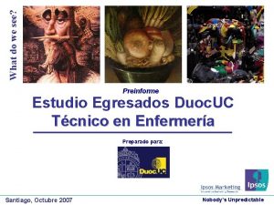 What do we see Preinforme Estudio Egresados Duoc